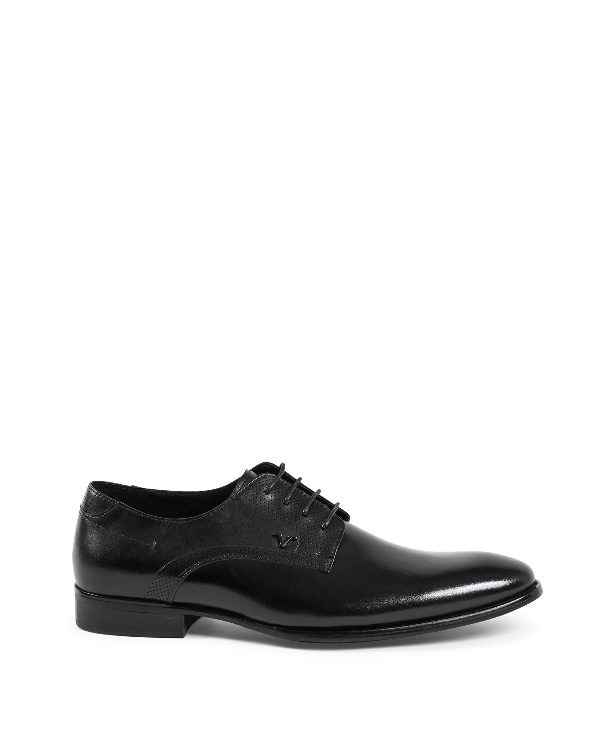 19V69 Italia Scarpe classiche da uomo nere YO X9005-1 NERO