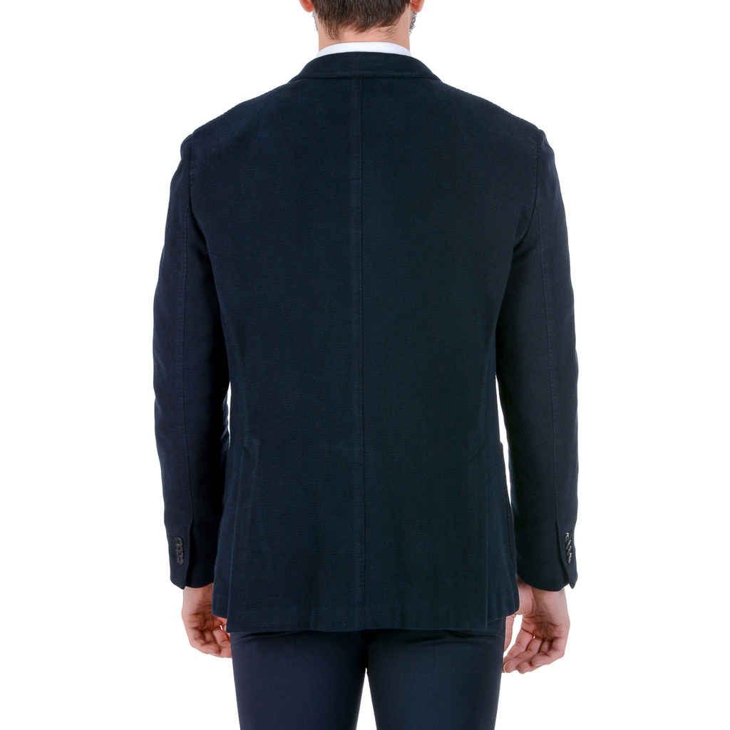 Boglioli Milano Giacca da uomo a maniche lunghe blu scuro