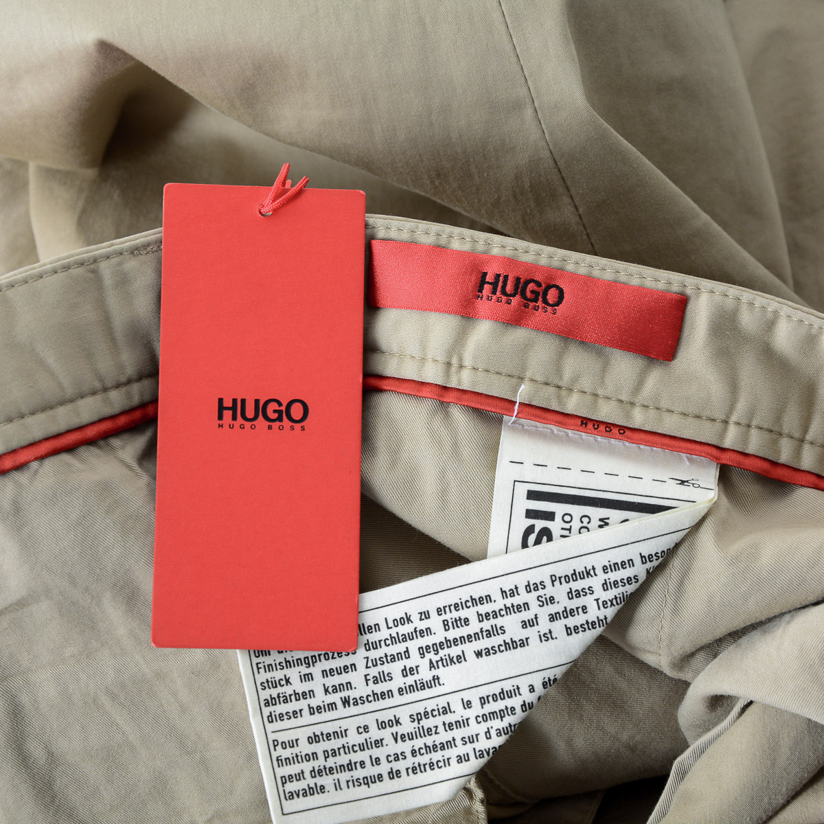 Pantaloni da uomo Hugo Boss Beige HELGO