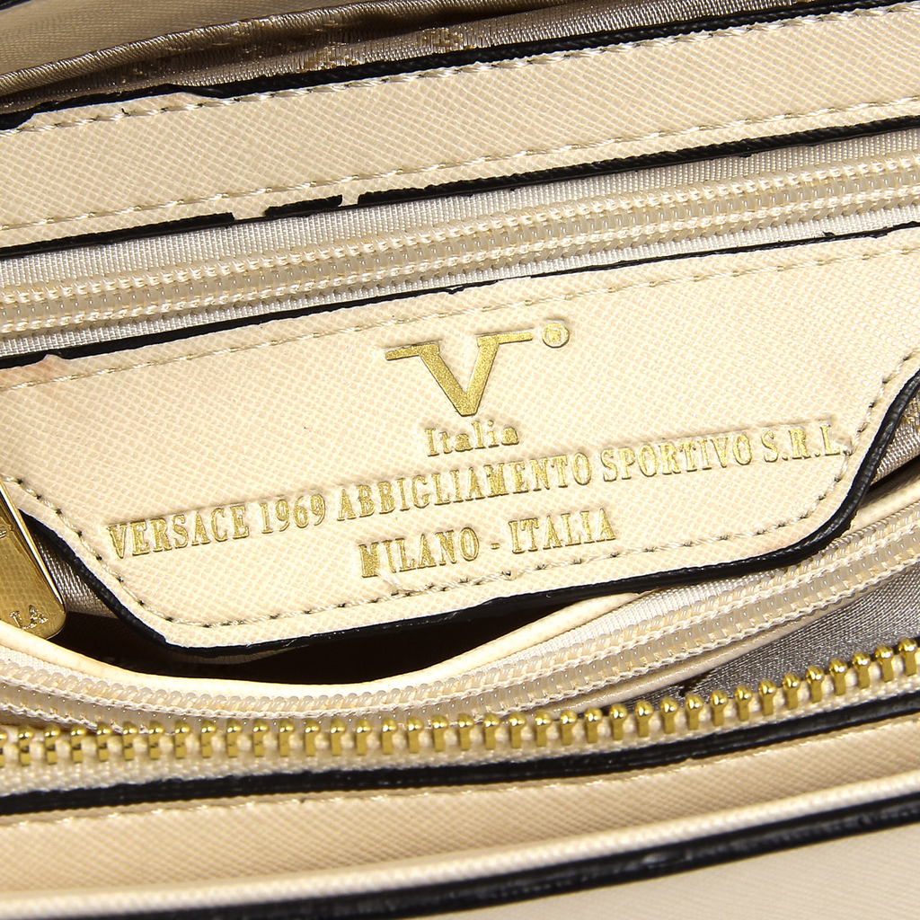 V 1969 Italia Borsa da donna Beige PRISCILLA