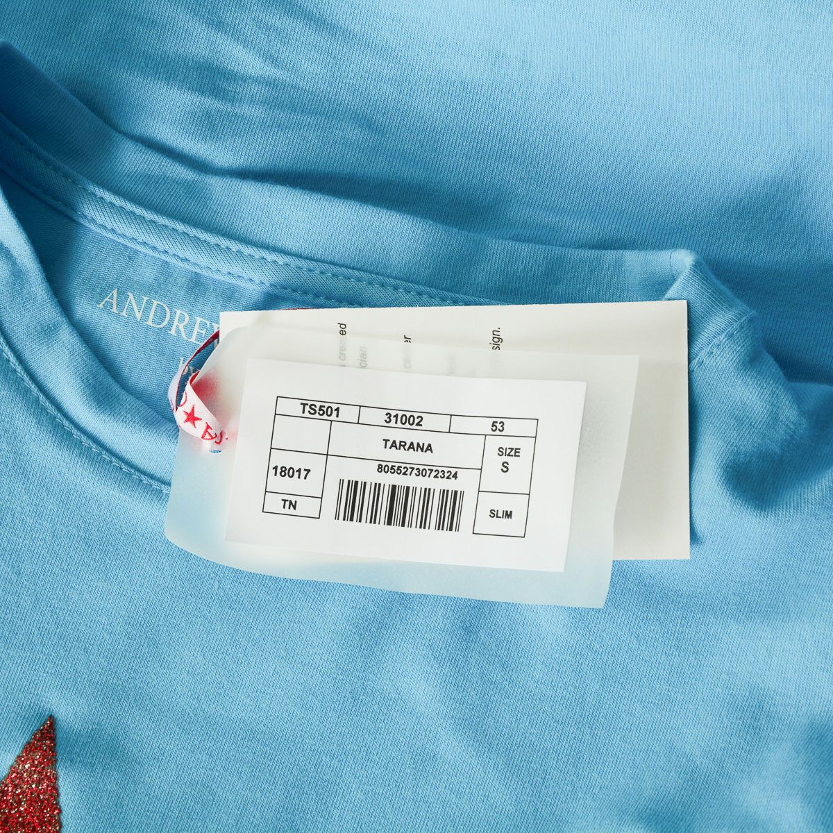 Andrew Charles By Andy Hilfiger T-shirt da donna TS501 03 1002 TARANA AZURE S8