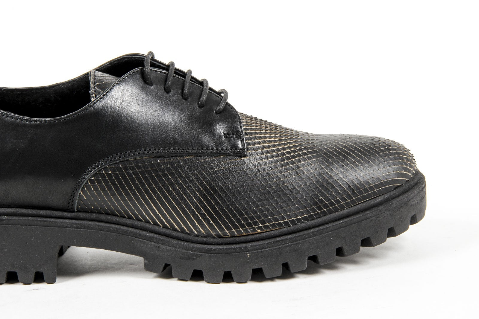 Scarpa stringata da donna V 1969 Italia C01 VITELLO NERO