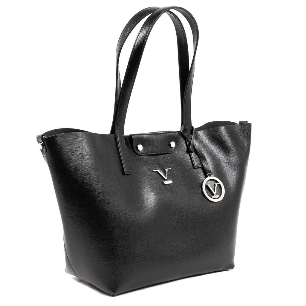 V 1969 Italia Borsa da donna nera JERSEY
