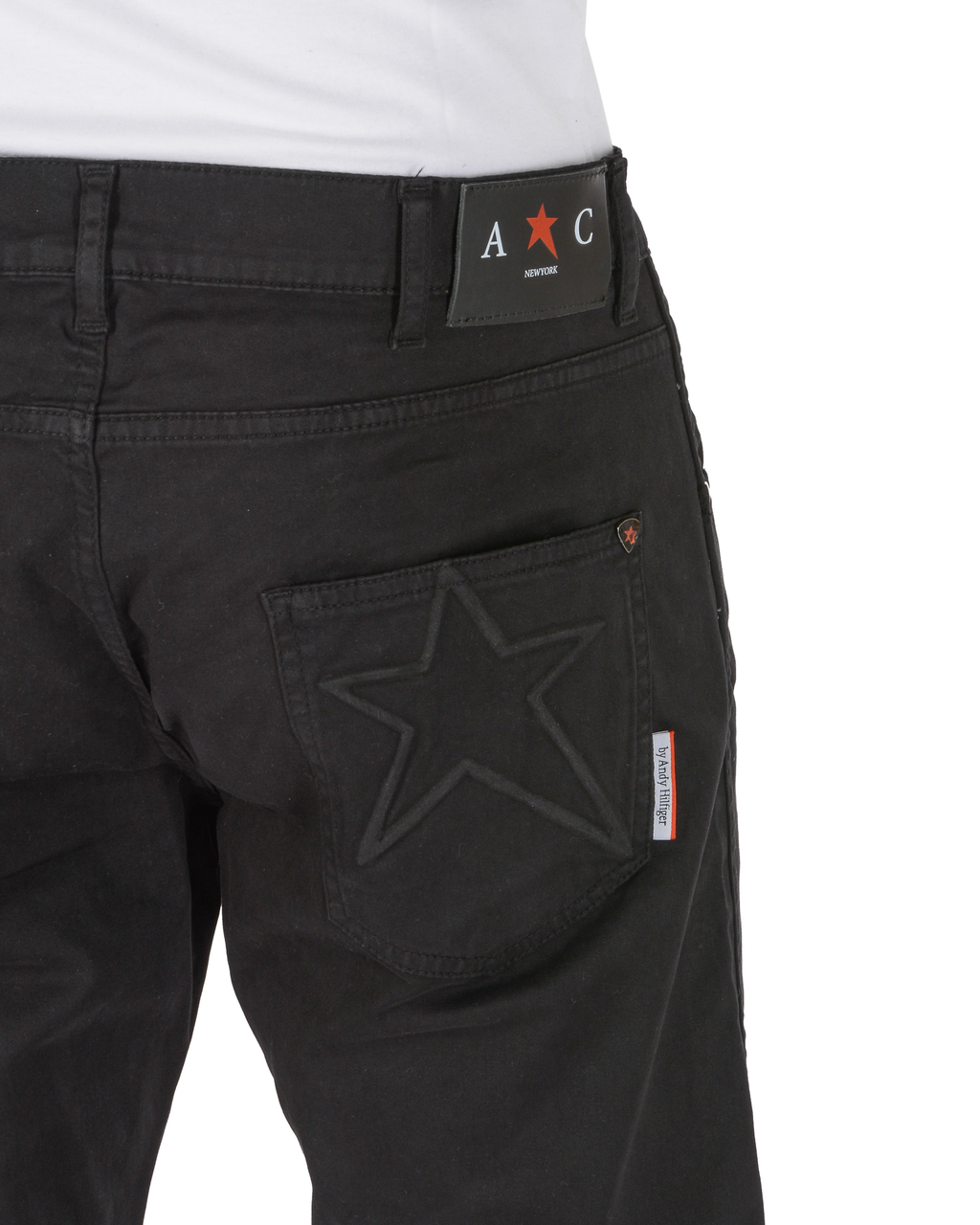 Pantaloni da uomo Andrew Charles Regular Fit FRANK BLACK
