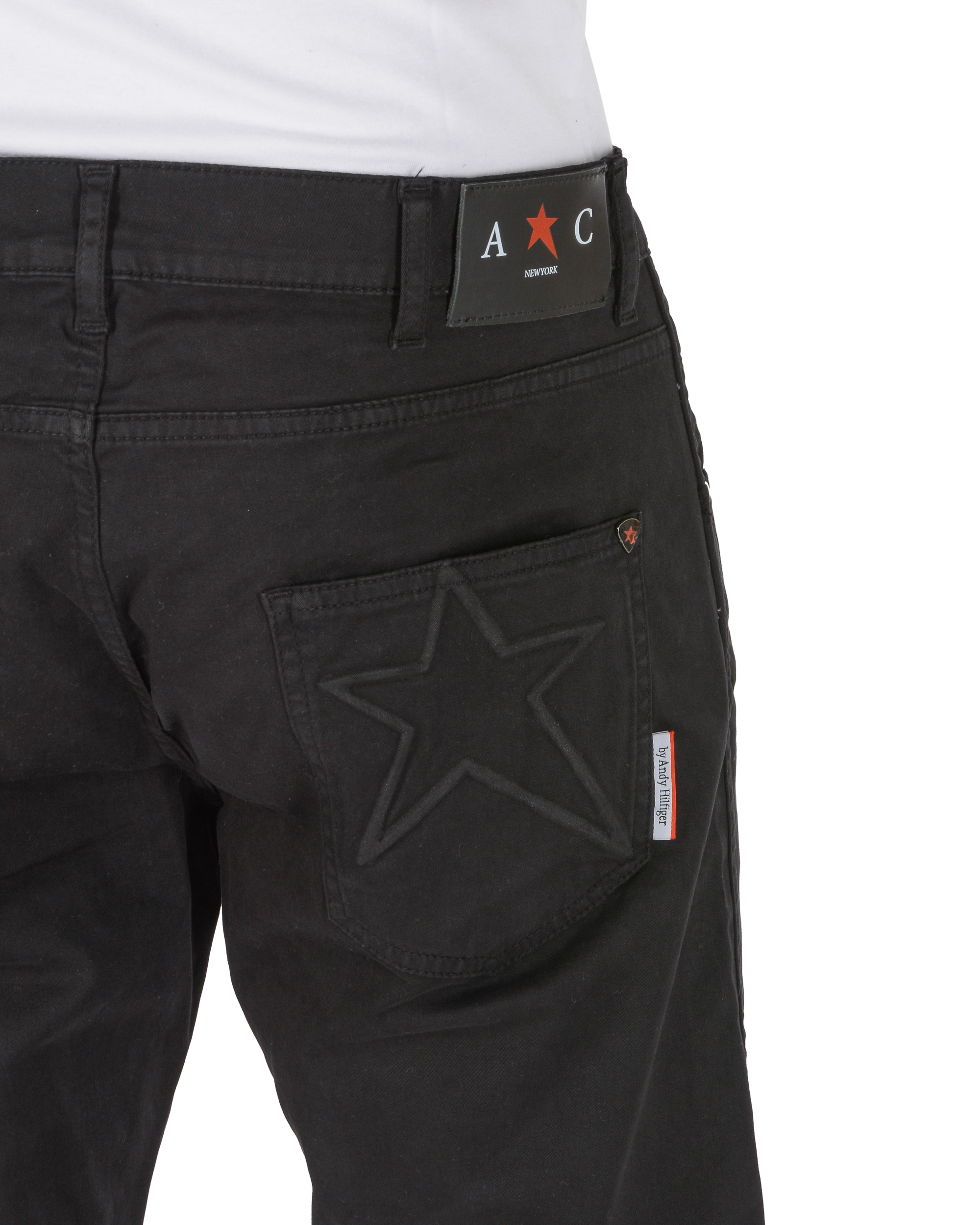 Pantaloni da uomo Andrew Charles Regular Fit FRANK BLACK