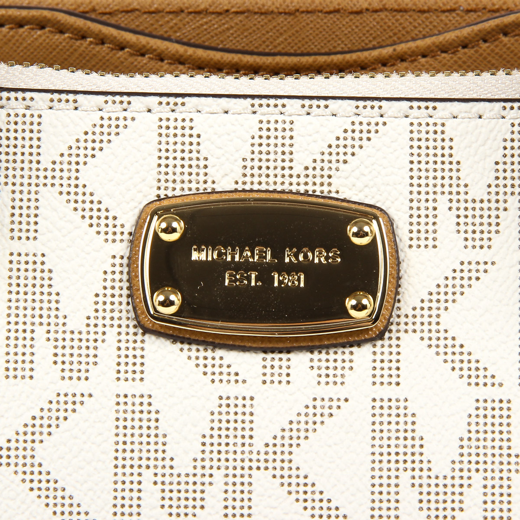 Borsa a mano da donna Michael Kors KELLEN 35S7GSOS2B VANIGLIA ACRN