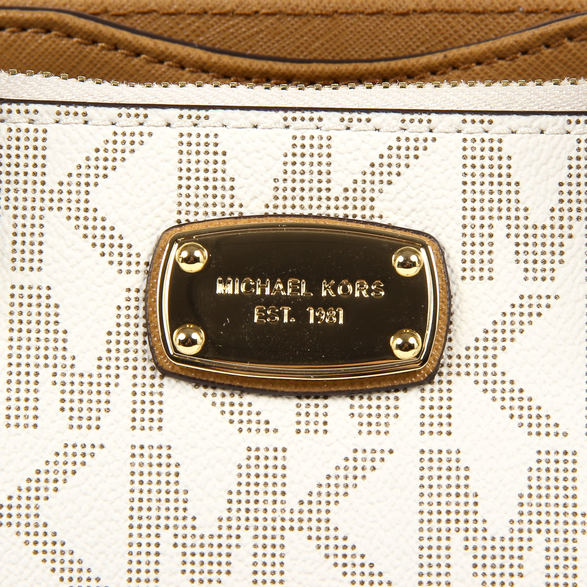 Borsa a mano da donna Michael Kors KELLEN 35S7GSOS2B VANIGLIA ACRN