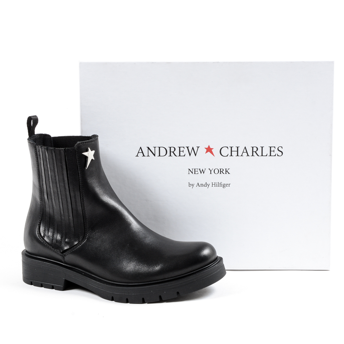 Stivaletti da donna Andrew Charles neri HAYLEY