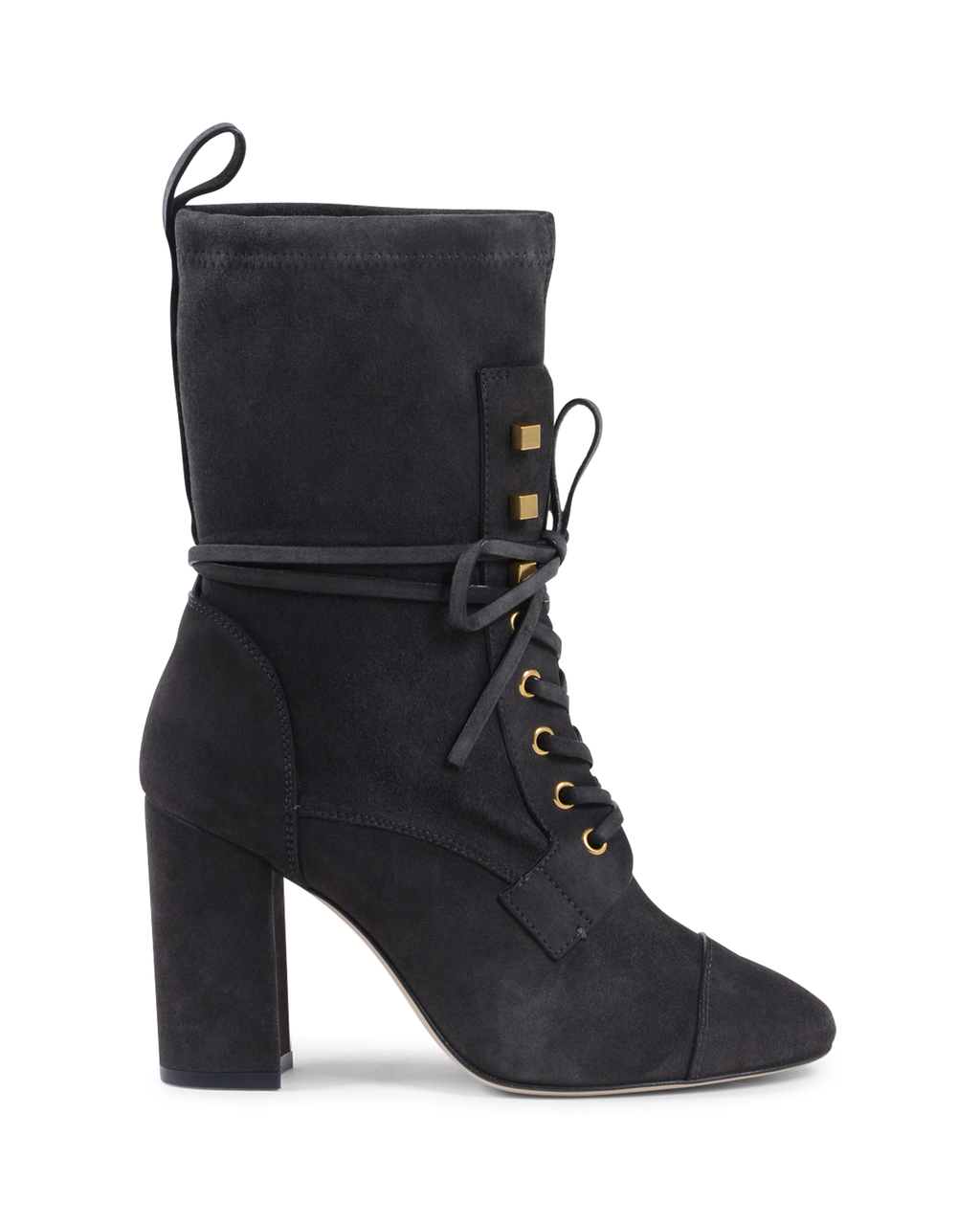 Stuart Weitzman Stivaletto corto da donna grigio scuro VERUKA