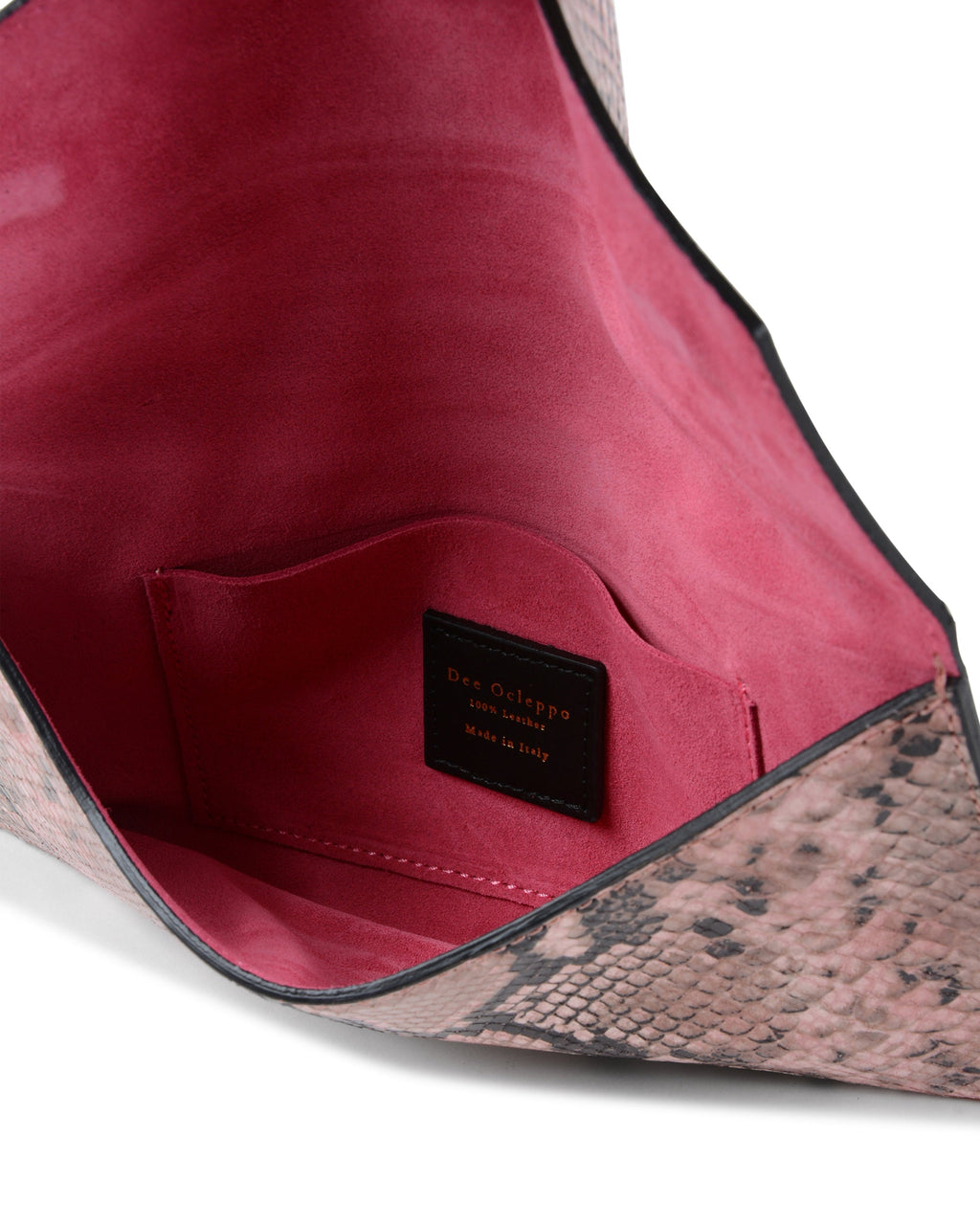 Pochette con busta in rilievo