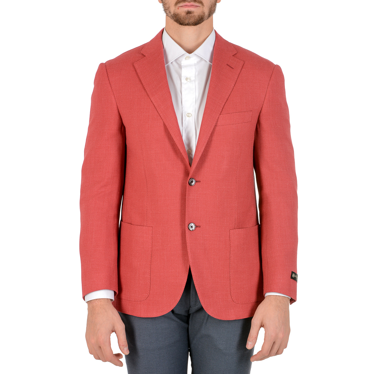 Corneliani Giacca Uomo Maniche Lunghe Corallo