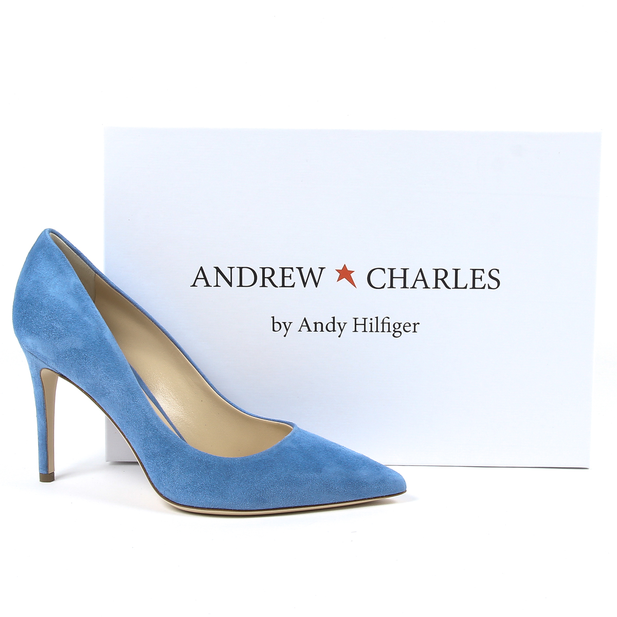 Andrew Charles By Andy Hilfiger Scarpe da donna con tacco blu MEMPHIS