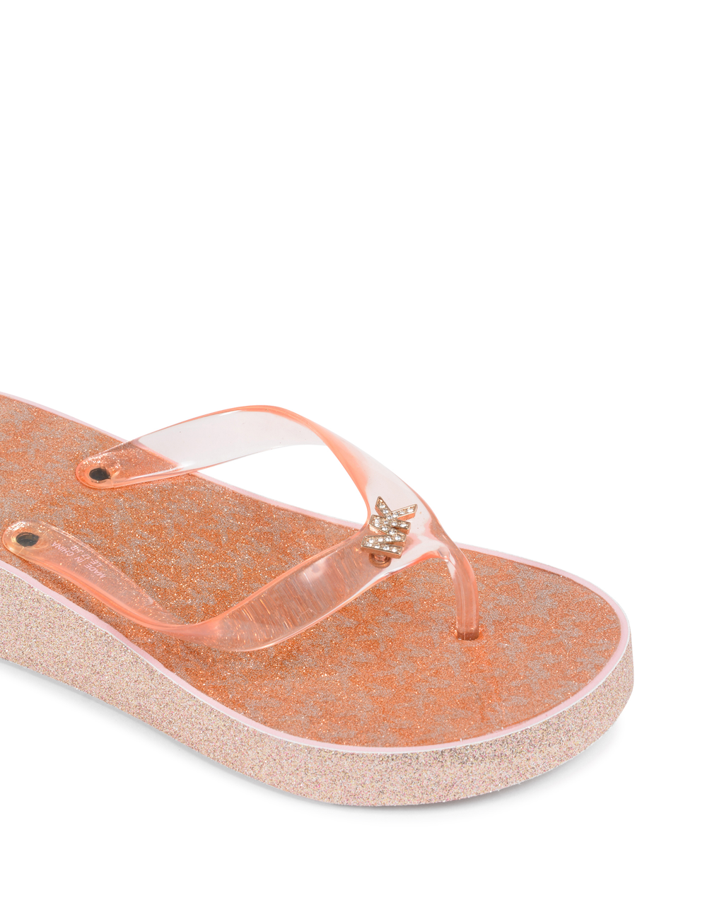 Michael Kors Girls Multicolor Flip Flop ZIA GAGE ​​KILEY ROSE GOLD