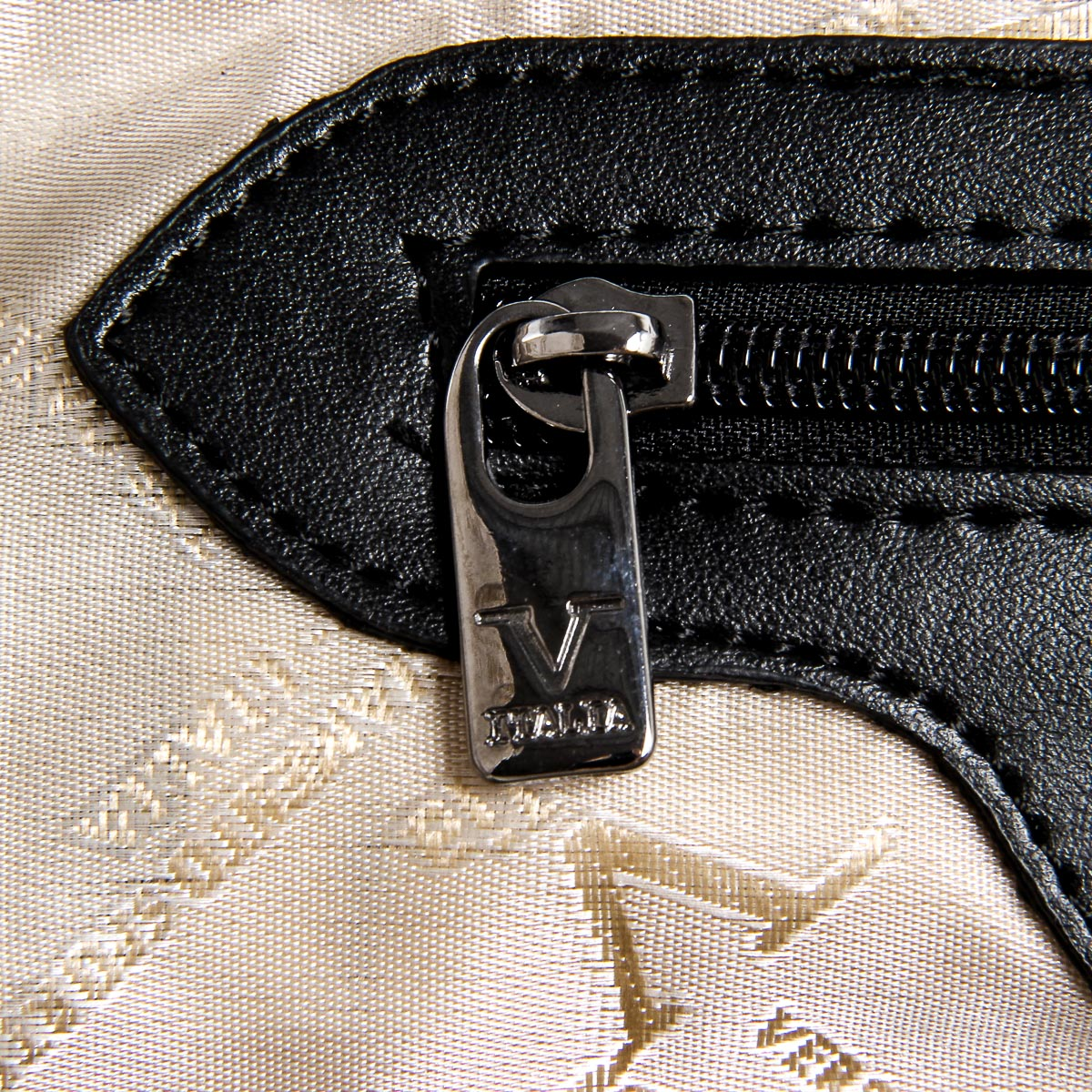V 1969 Italia Borsa da uomo nera LEROY