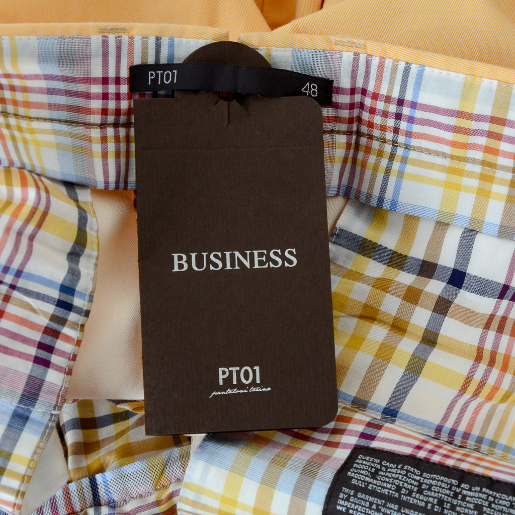Pantaloni da uomo PT01 gialli BUSINESS
