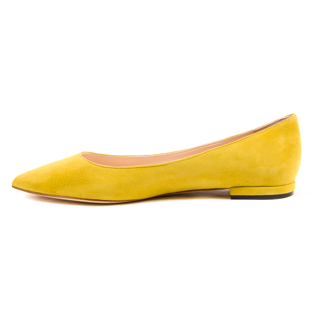 V 1969 Italia Womens Ballerina Yellow JAZZY