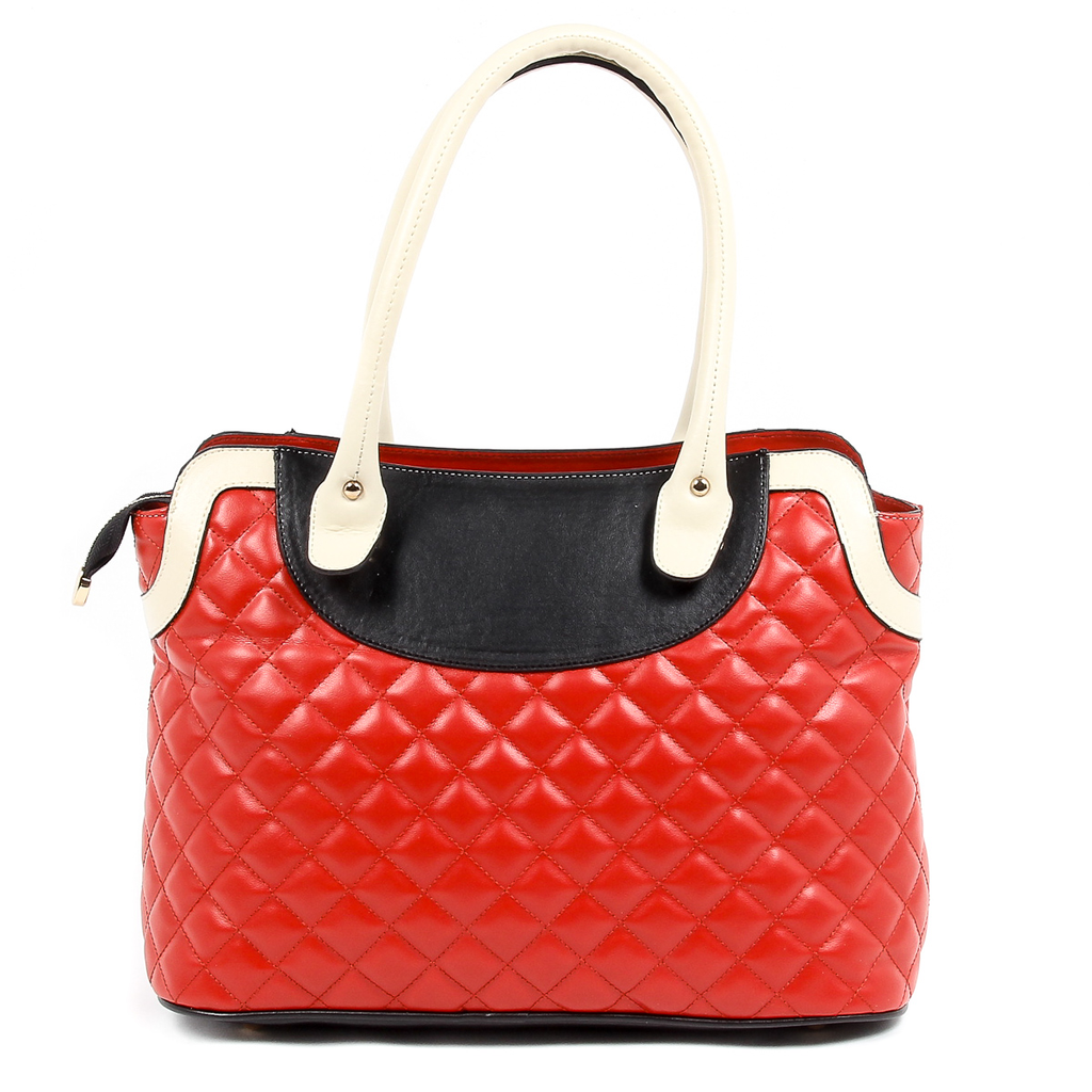 Borsa a mano da donna Andrew Charles rossa HOPE