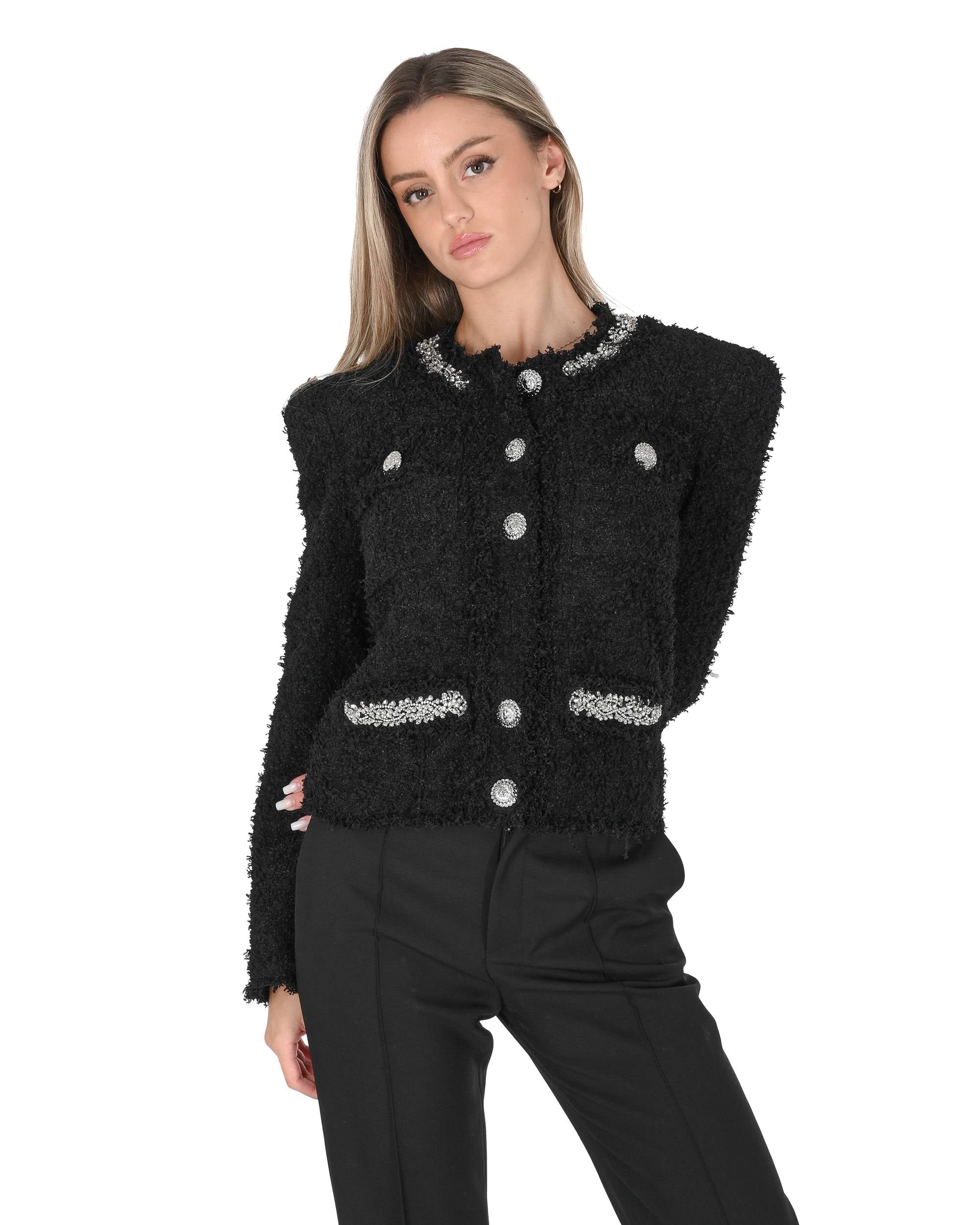 Giacca da donna Balmain DF0SK457PC64 EAW 8S1