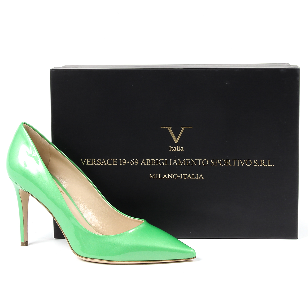 V 1969 Italia Womens Pump Green MINA