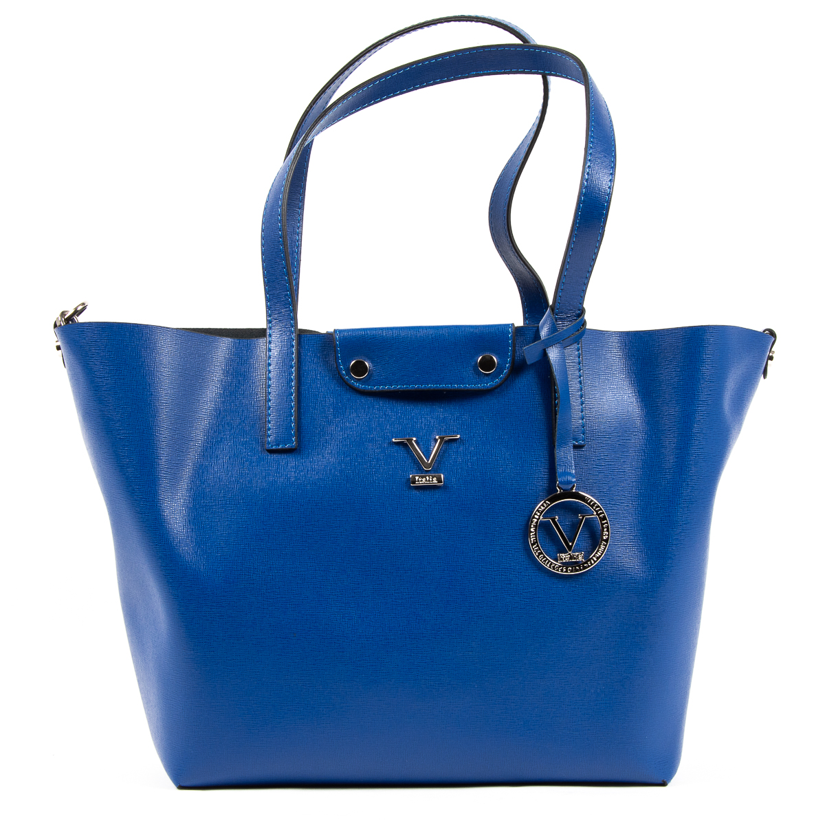 V 1969 Italia Borsa da donna blu JERSEY
