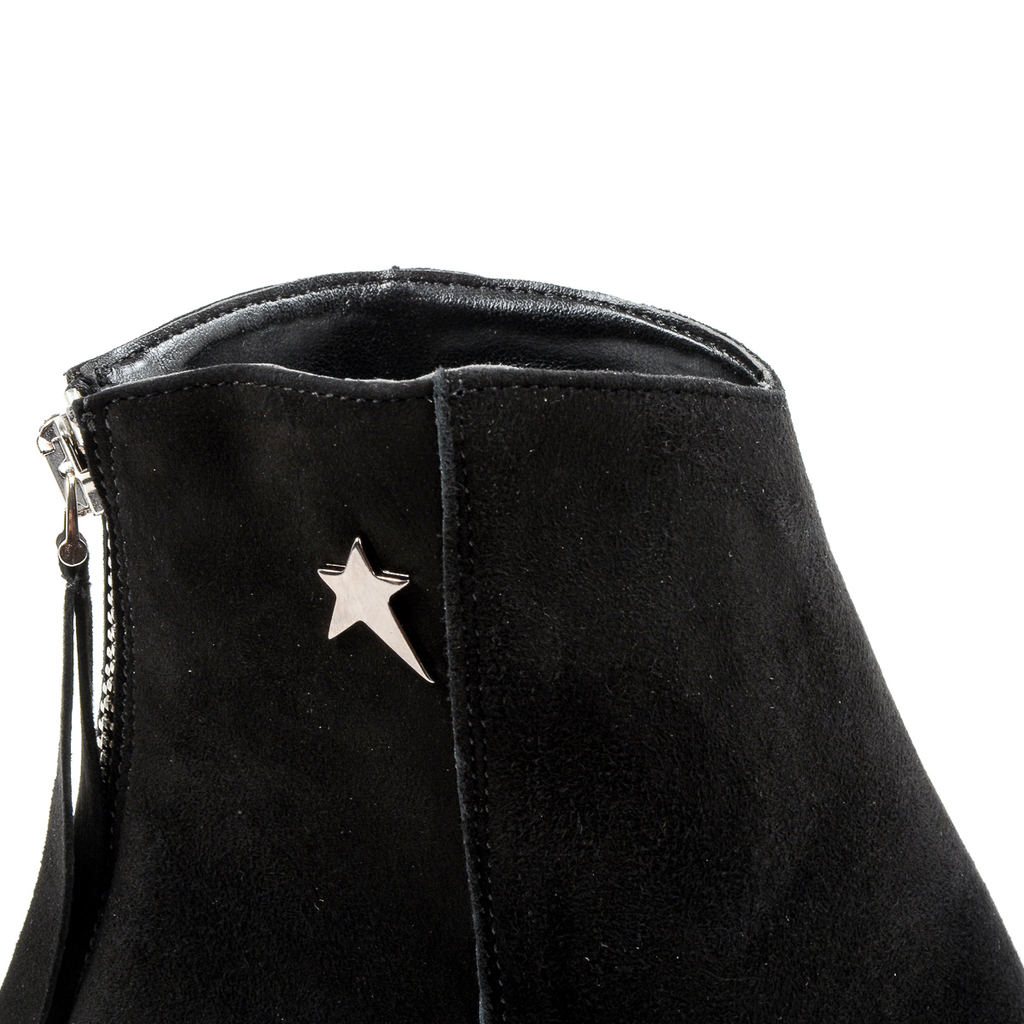 Stivaletti con tacco da donna Andrew Charles neri LINDA