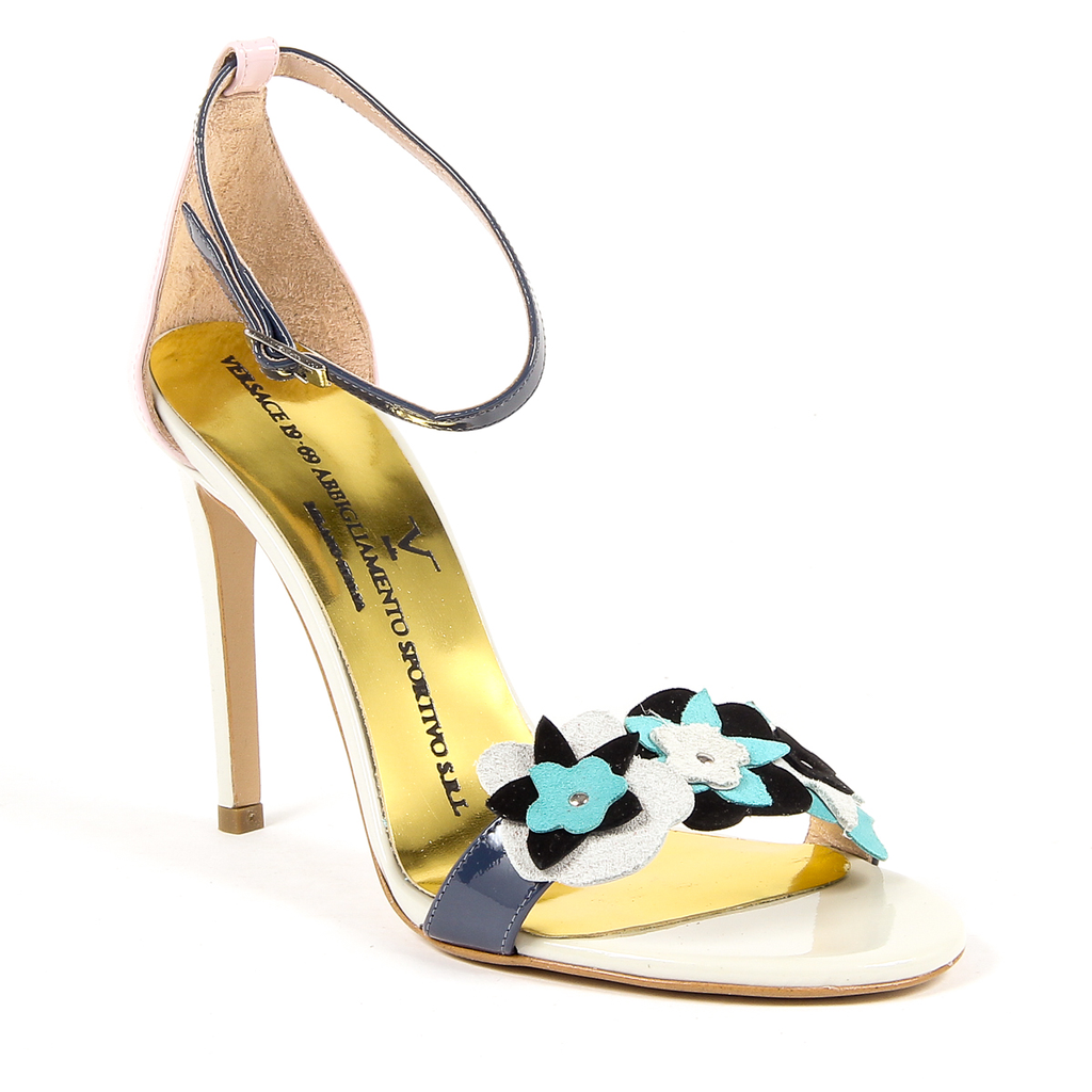 V 1969 Italia Sandalo con cinturino alla caviglia da donna Multicolor CATALINA