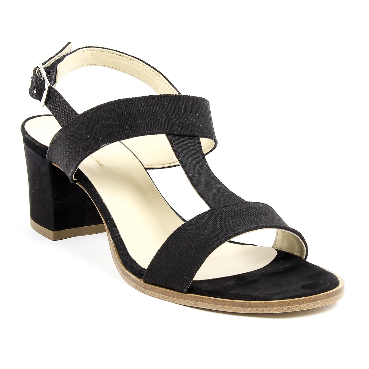 V 1969 Italia Sandalo Donna Nero PERLA