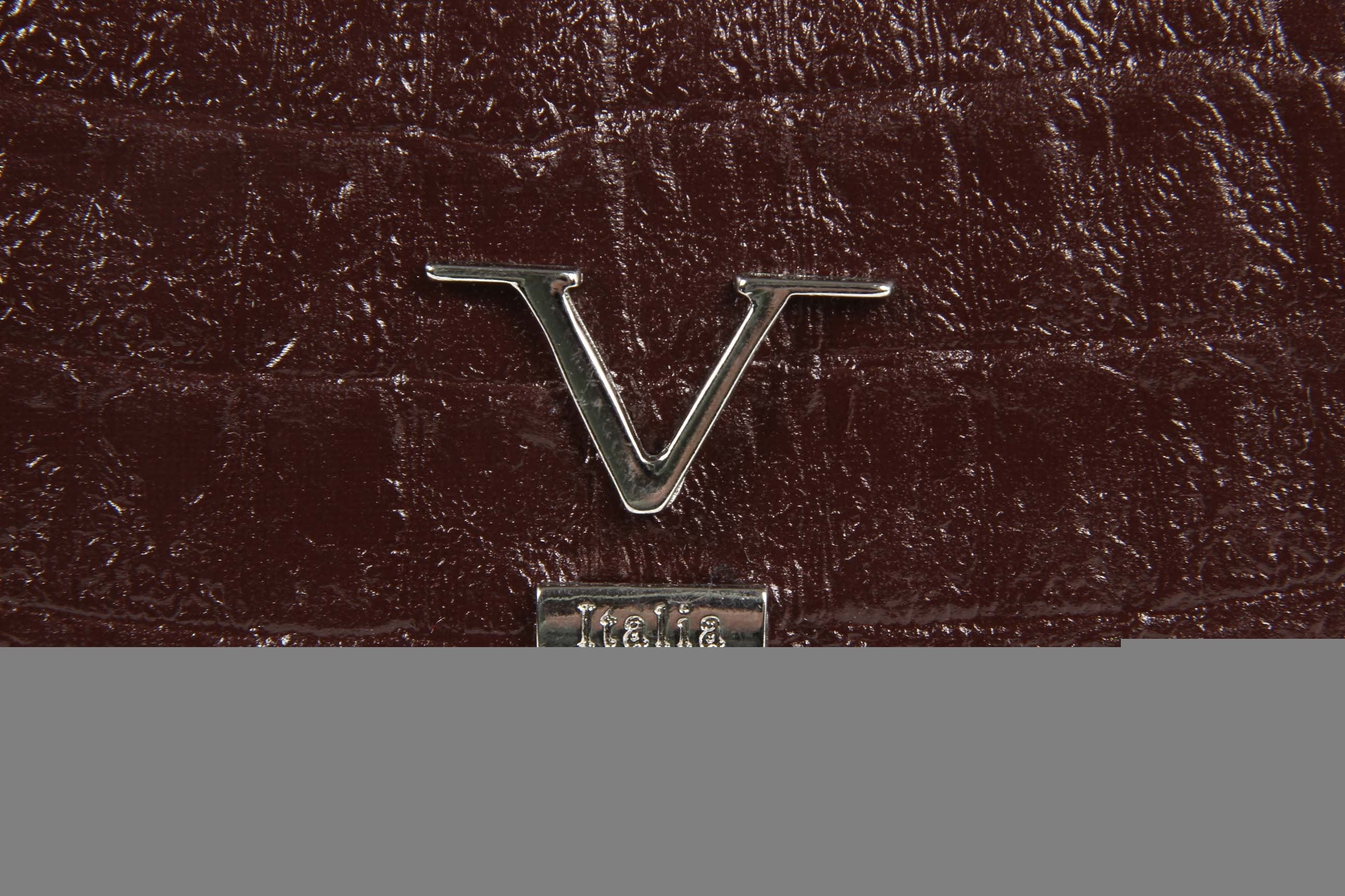 V 1969 Italia Borsa da donna ARC04 PELAGIA COCCO BORDEAUX