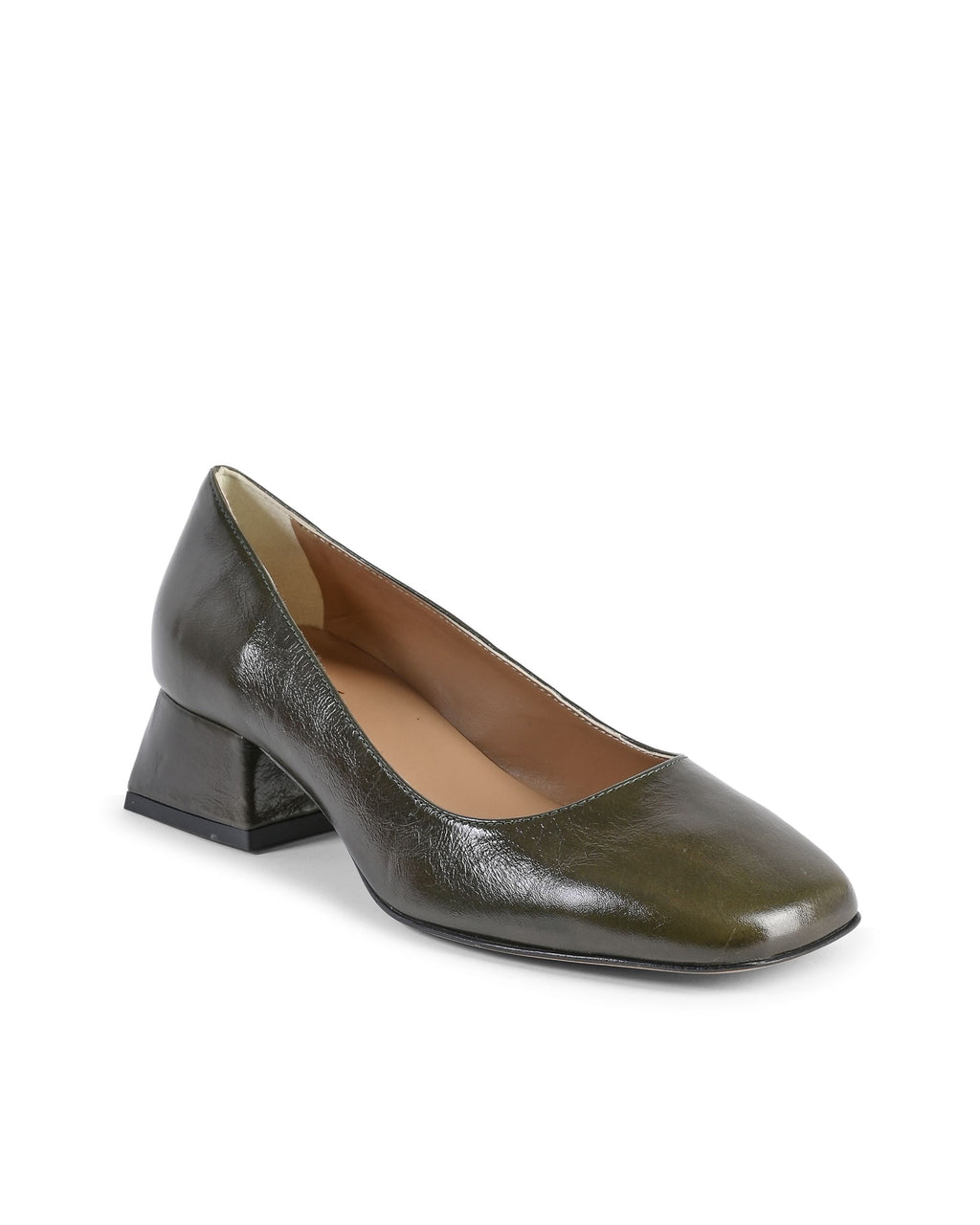 19V69 Italia Ballerina con tacco da donna SOFIA NAPLACK VERDE BOTTIGLIA