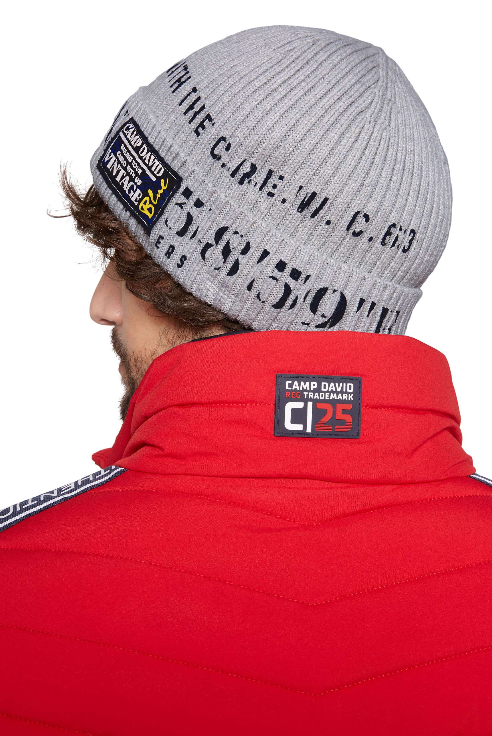 Berretto in maglia da uomo Camp David