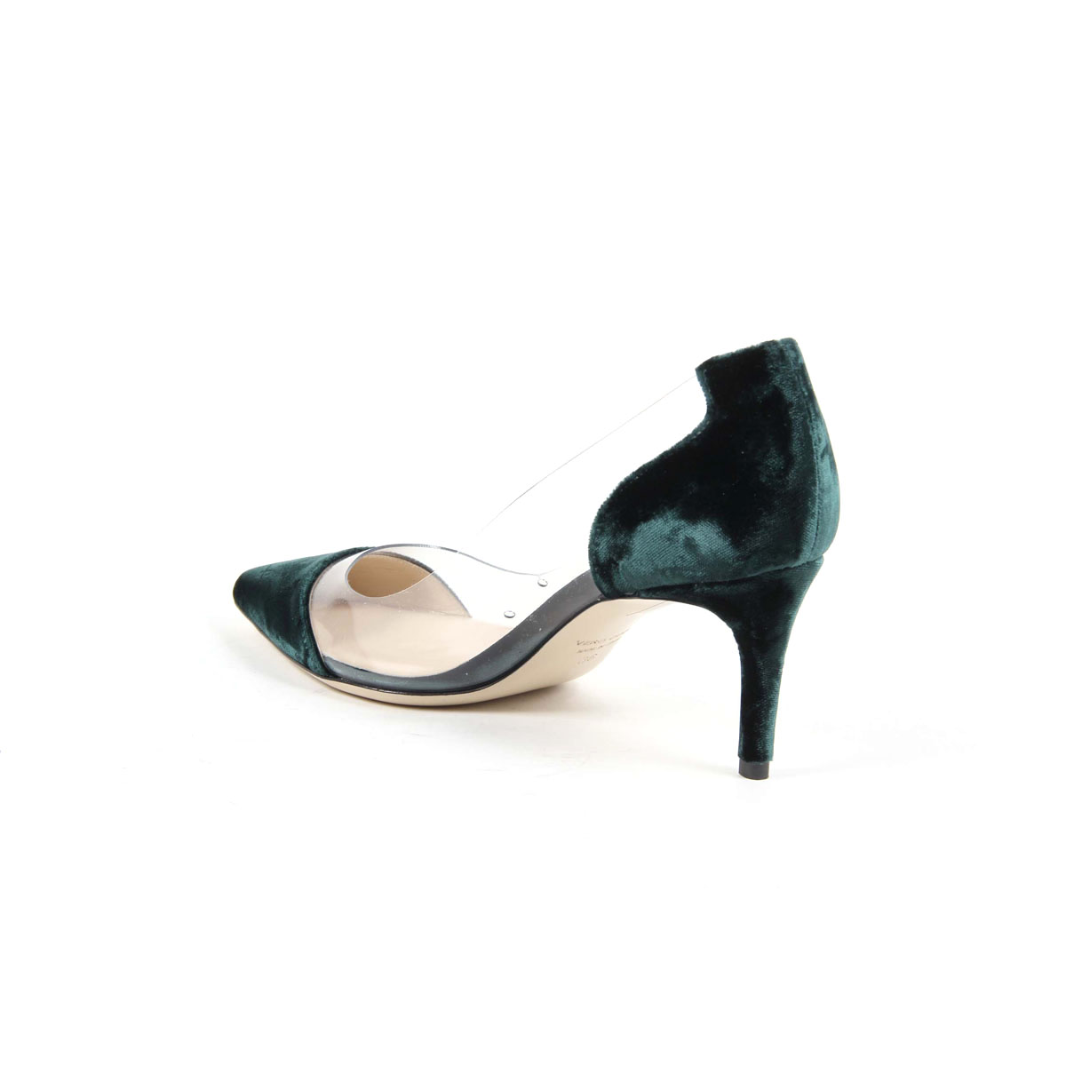 Décolleté da donna V 1969 Italia 3105124 VELLUTO 301 VERDE