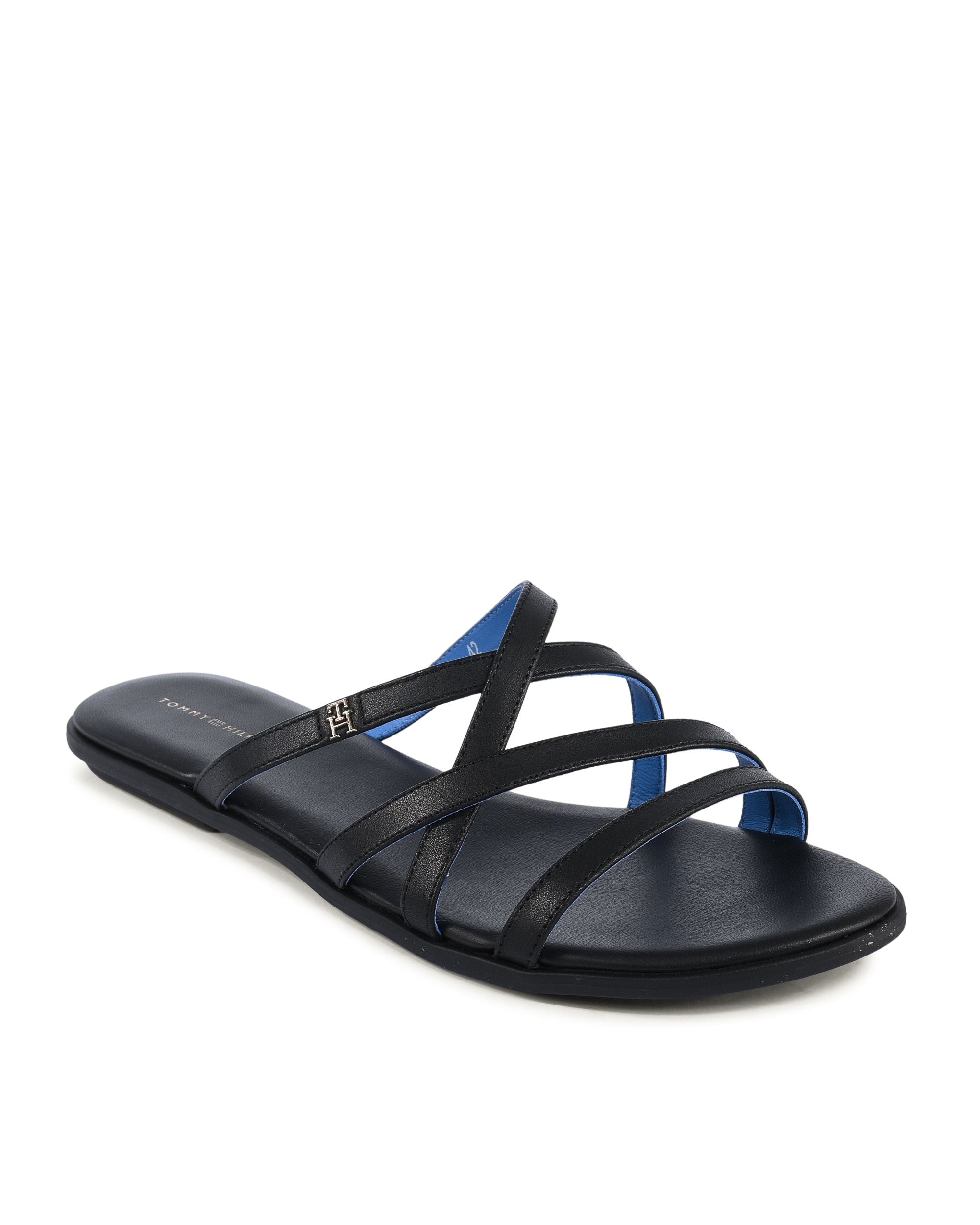Sandalo da donna Tommy Hilfiger nero FW0FW08067BDS