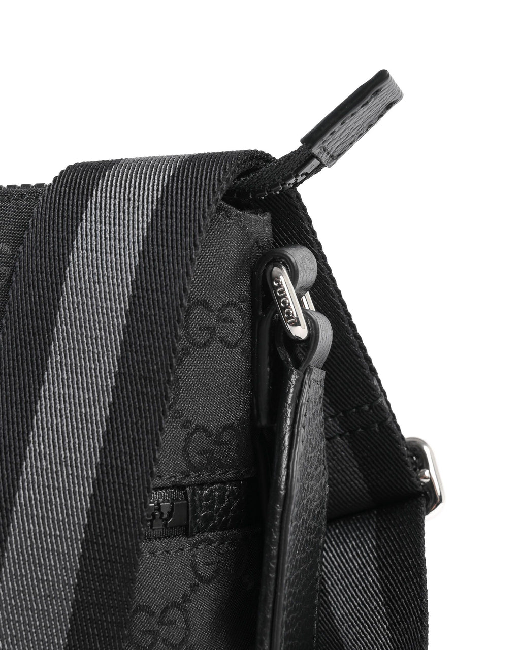 Borsa a tracolla piccola Gucci nera