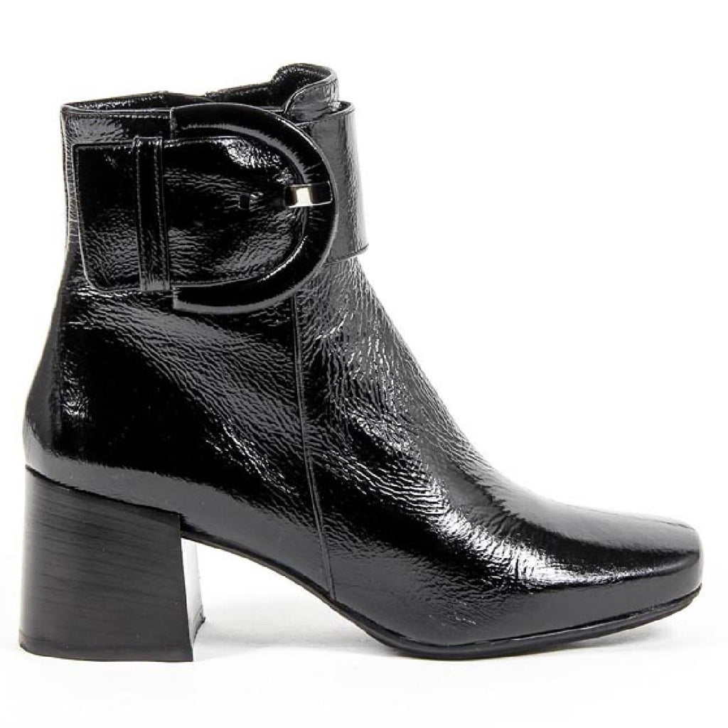 V 1969 Italia Stivaletto con tacco da donna B2484 FINISH NERO