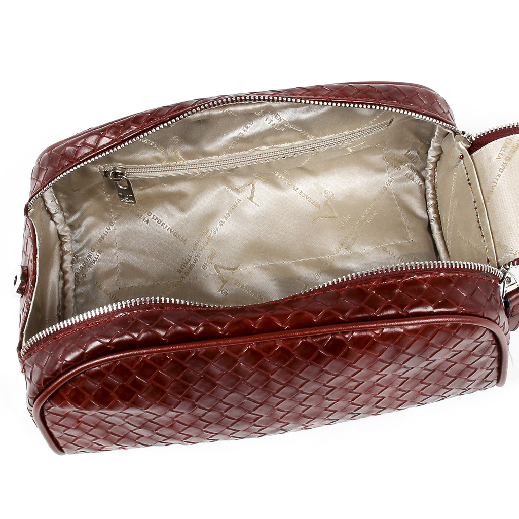 V 1969 Italia Borsa da uomo rosso scuro DERREN