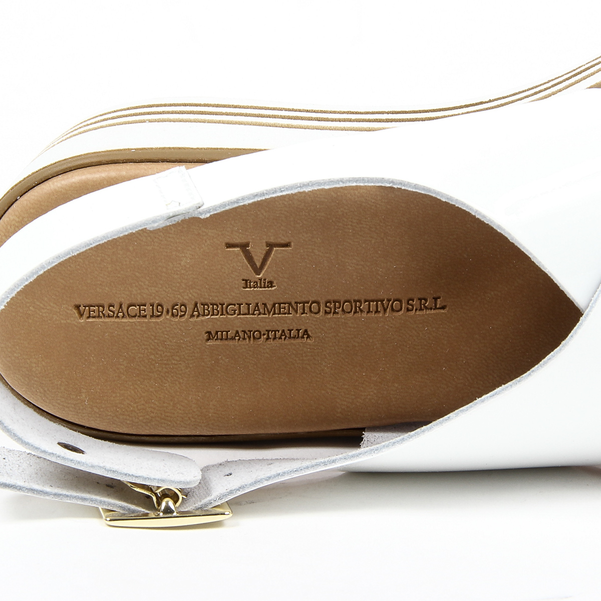 Sandalo flatform da donna V 1969 Italia