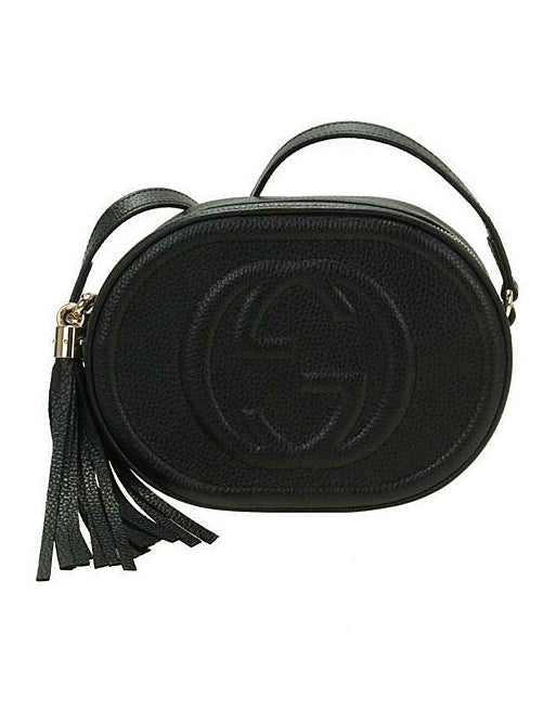 Borsa a tracolla con logo GG in rilievo