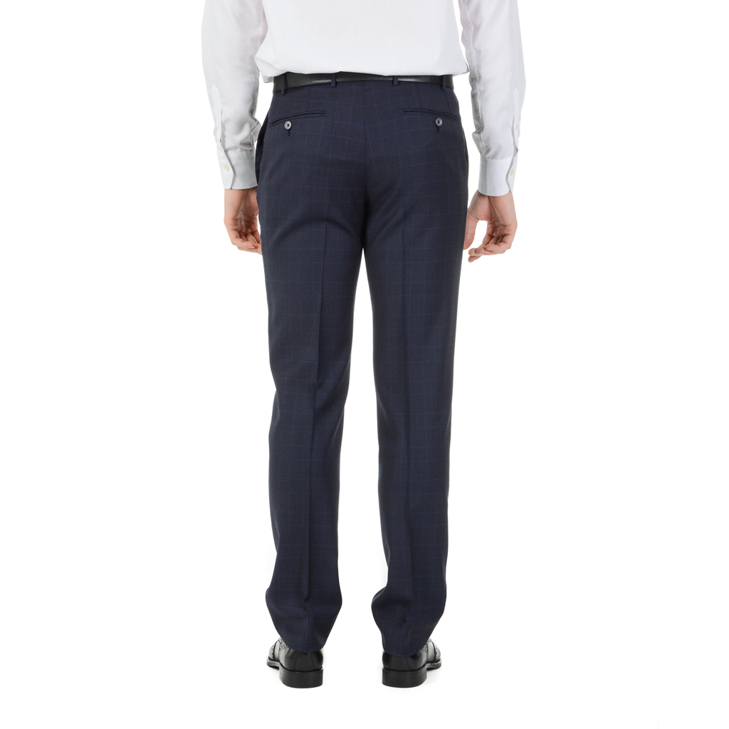 Abito da uomo Corneliani maniche lunghe blu scuro Super 110's