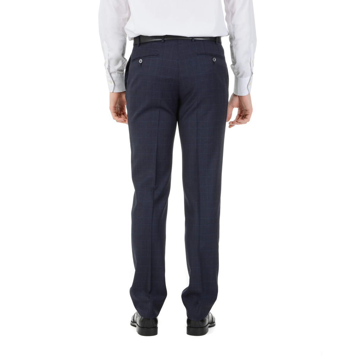 Abito da uomo Corneliani maniche lunghe blu scuro Super 110's