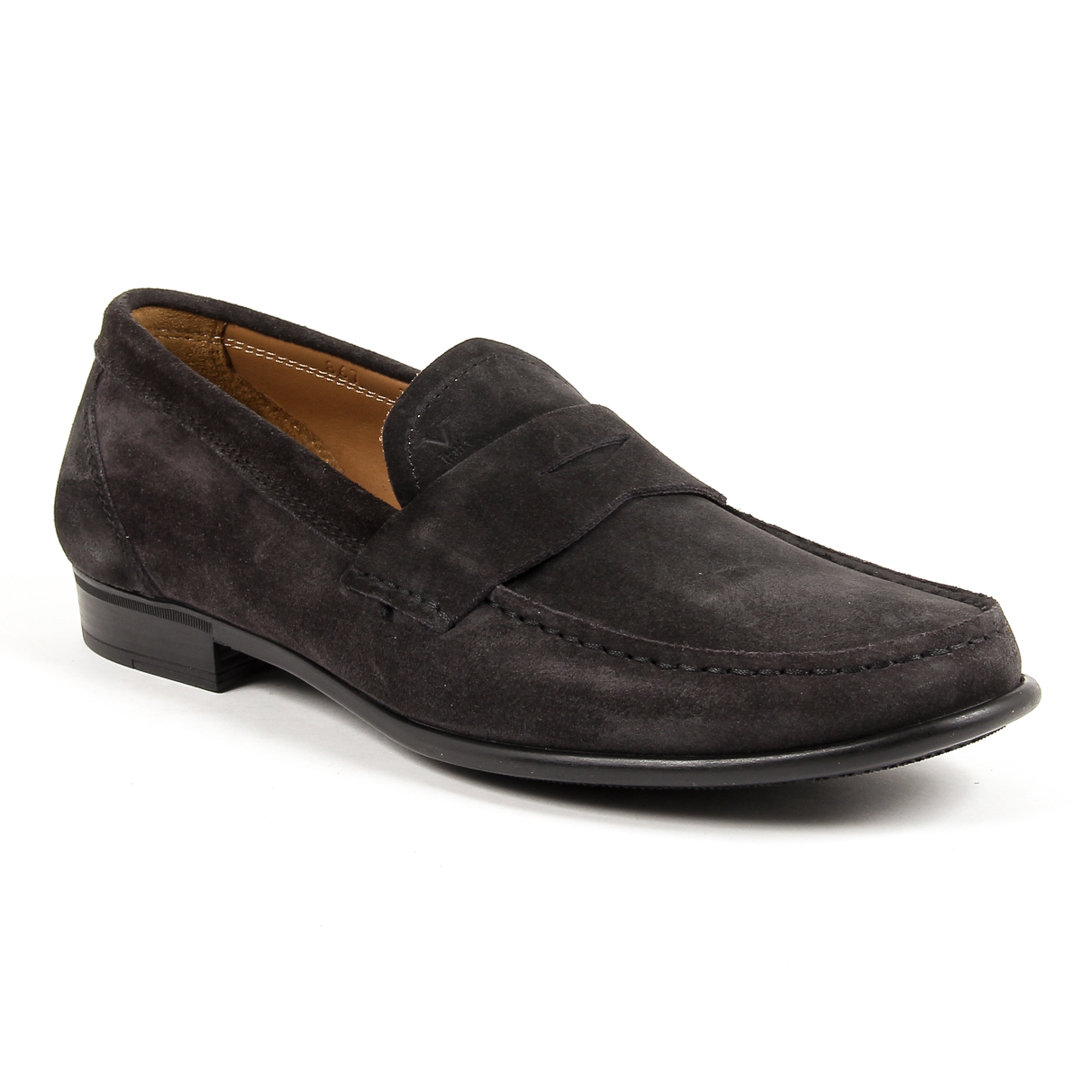 V 1969 Italia Mocassino da uomo grigio scuro LEONARDO