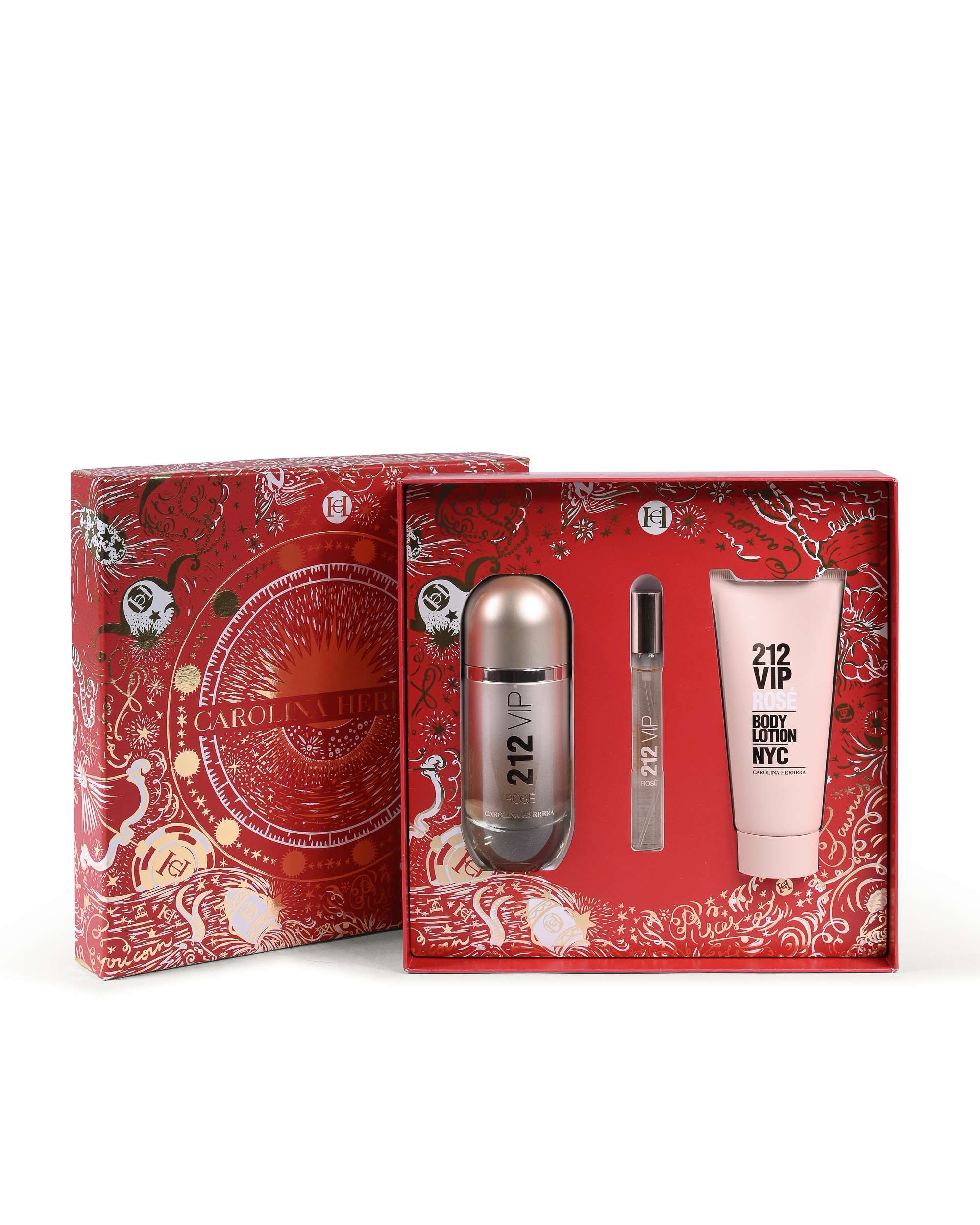 Set Carolina Herrera Vip Rose profumo e lozione per il corpo
