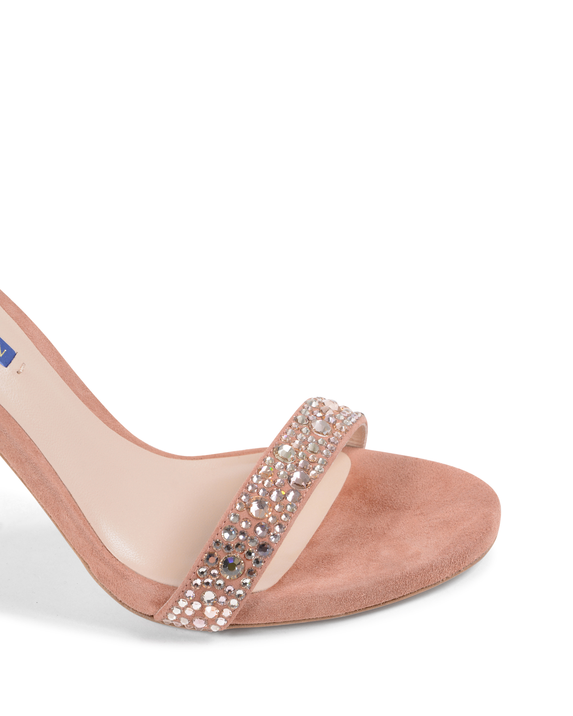 Sandalo con cinturino alla caviglia da donna Stuart Weitzman, rosa NUDISTSONG