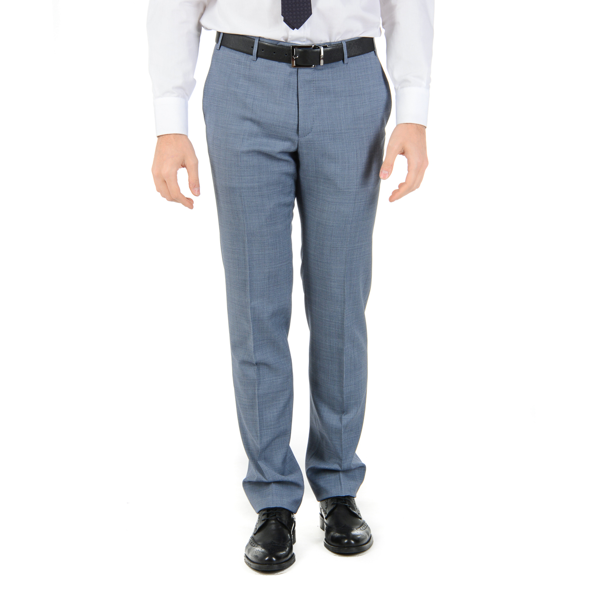 Abito da uomo Corneliani maniche lunghe azzurro Super 110's