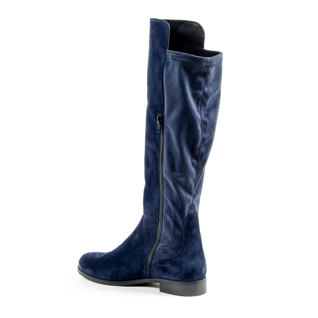 V 1969 Italia Stivale alto da donna blu UVA