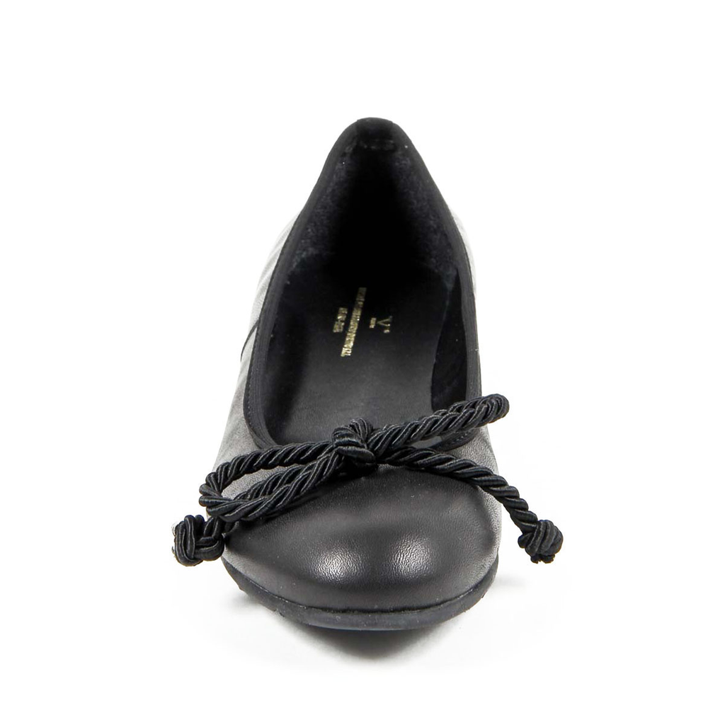 V 1969 Italia Ballerina da donna E08 NAPPA NERO CORDA