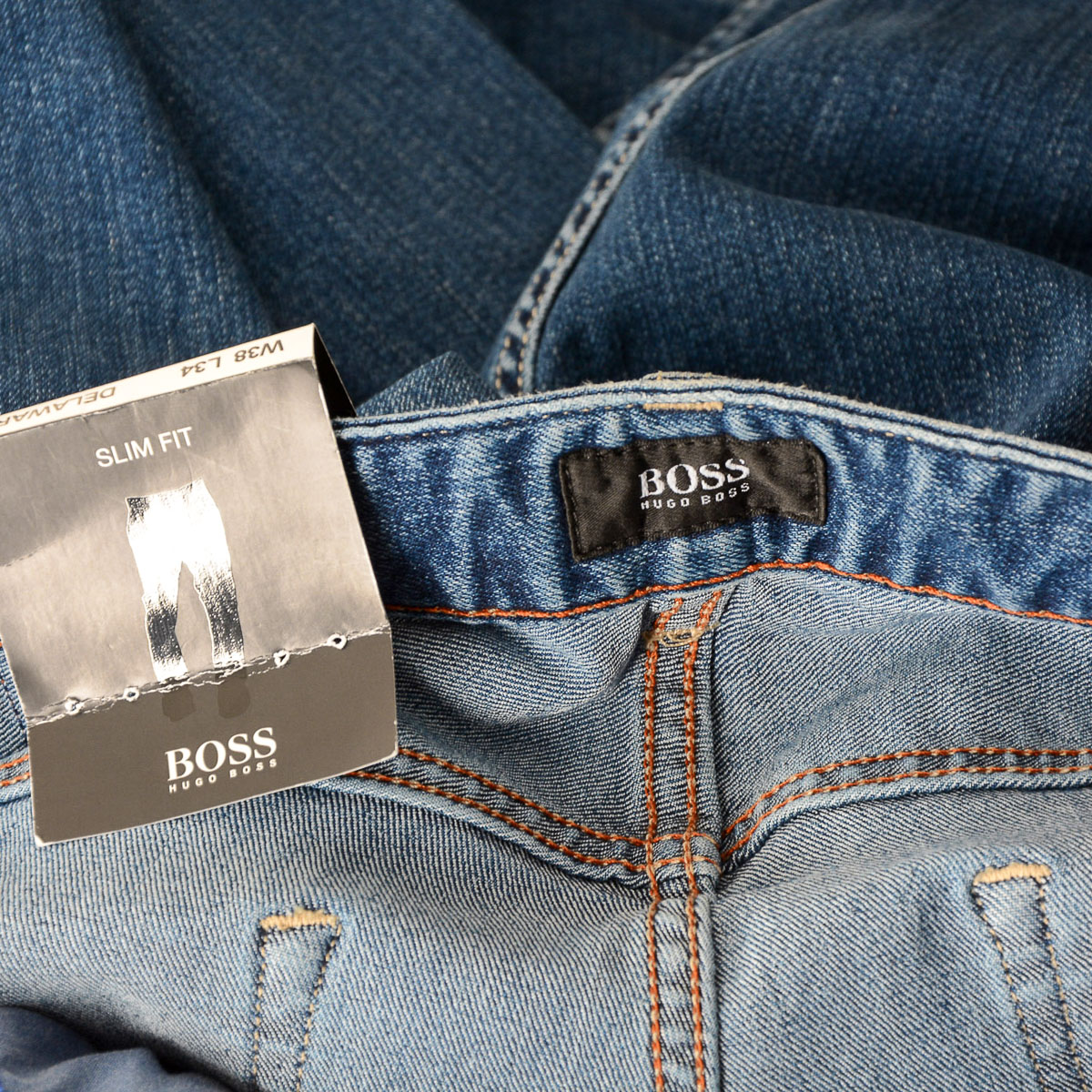 Jeans da uomo Hugo Boss blu DELAWARE
