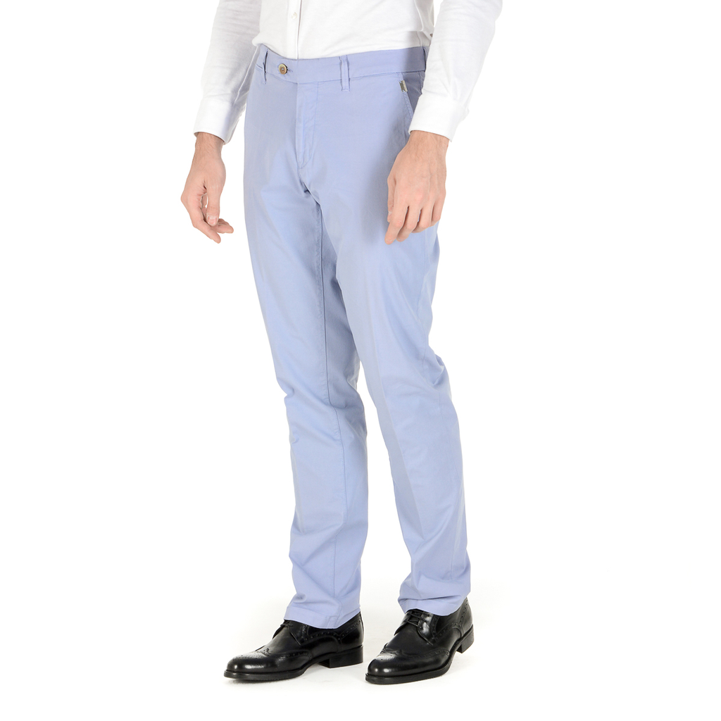 Corneliani Pantaloni Uomo Azzurro