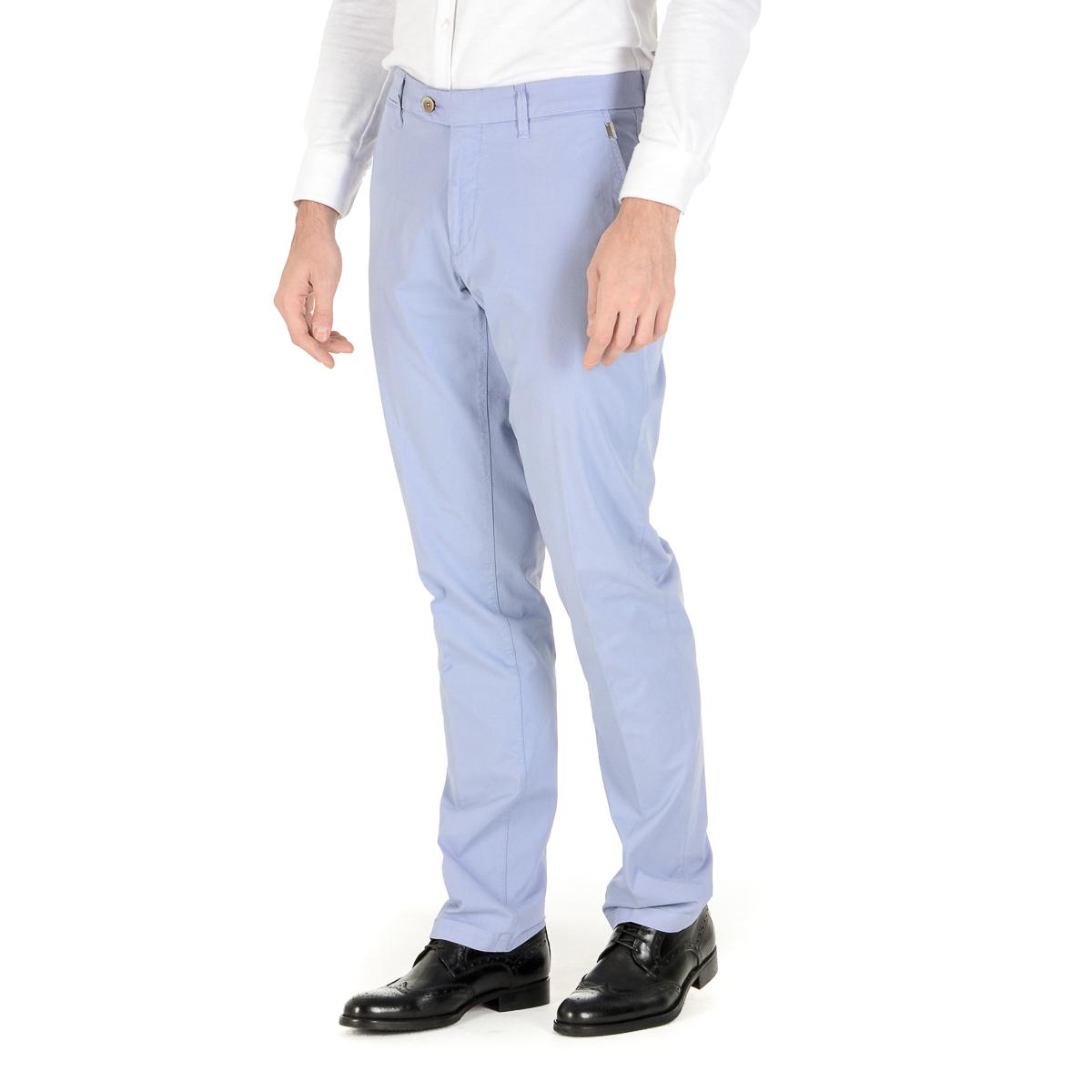 Corneliani Pantaloni Uomo Azzurro
