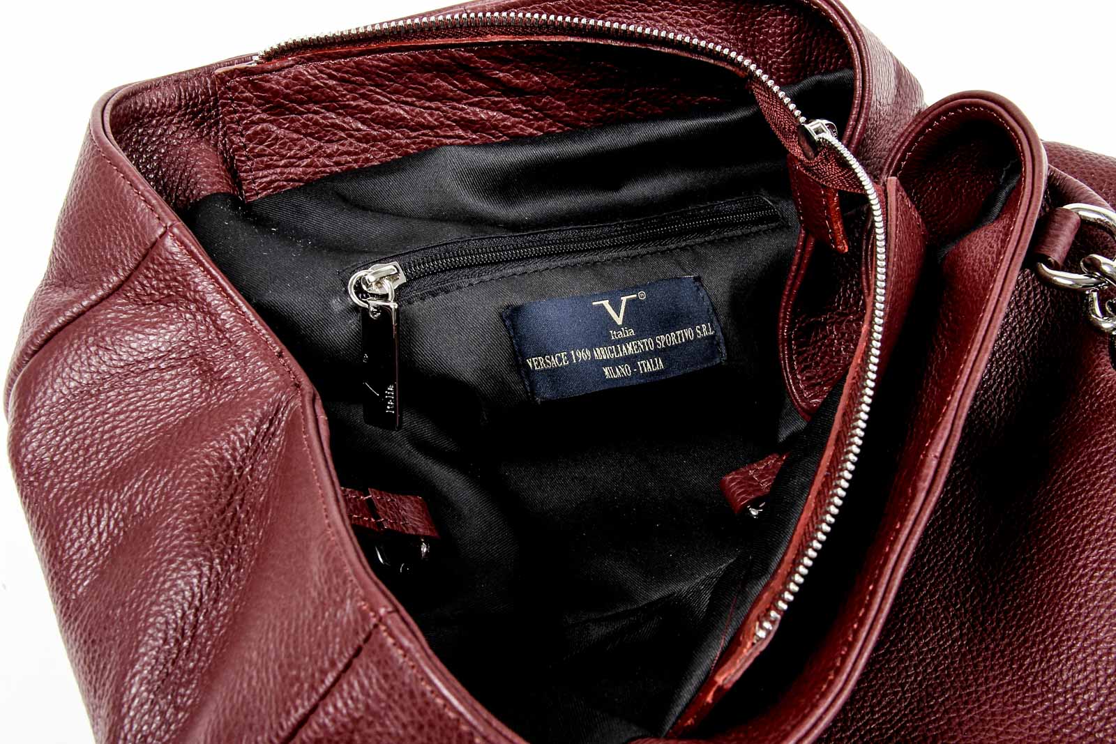 V 1969 Italia Borsa da donna V012 S BORDEAUX