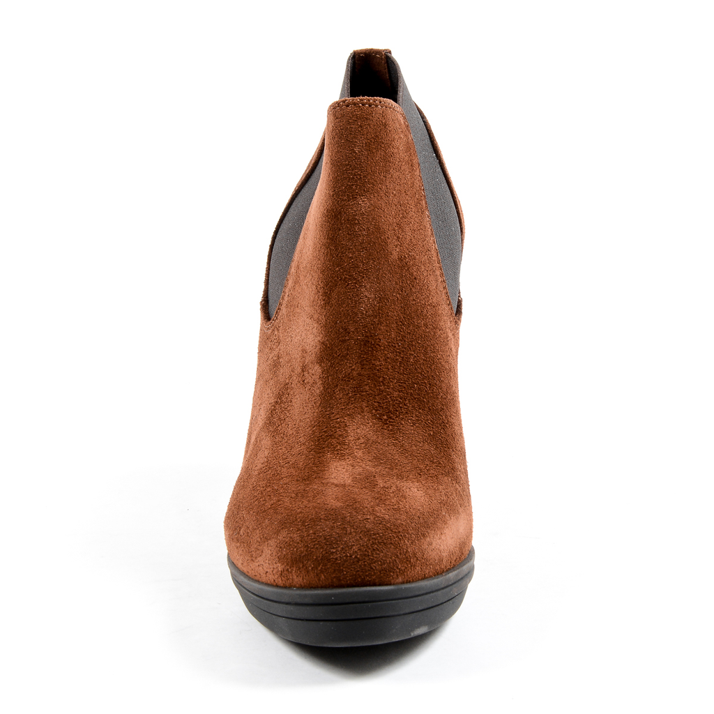 V 1969 Italia Stivaletto con tacco da donna marrone GRACY